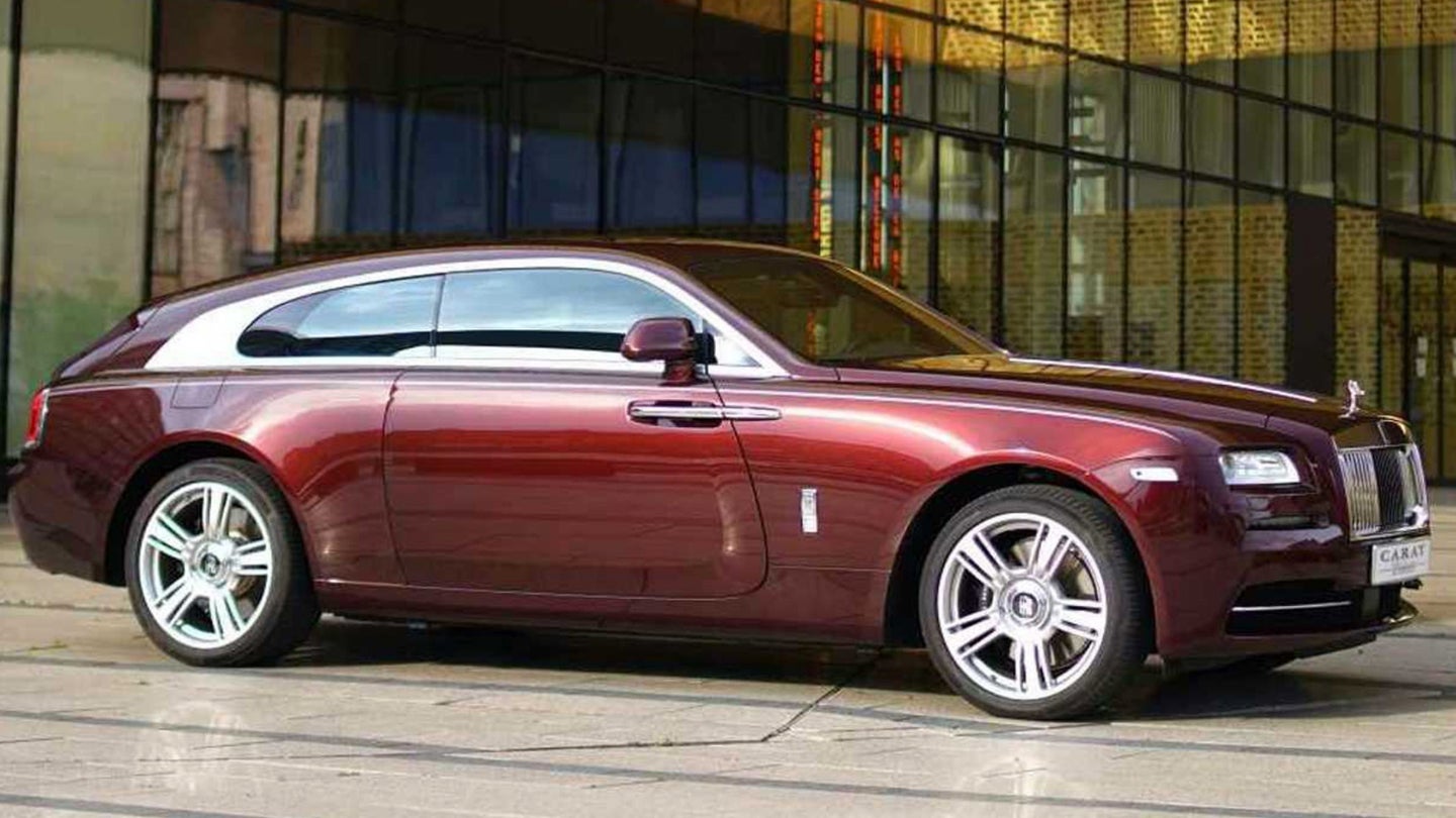 Coachbuilt Rolls-Royce Wraith Shooting Brake Is Perfect For Hauling Whatever Useless Junk You Own