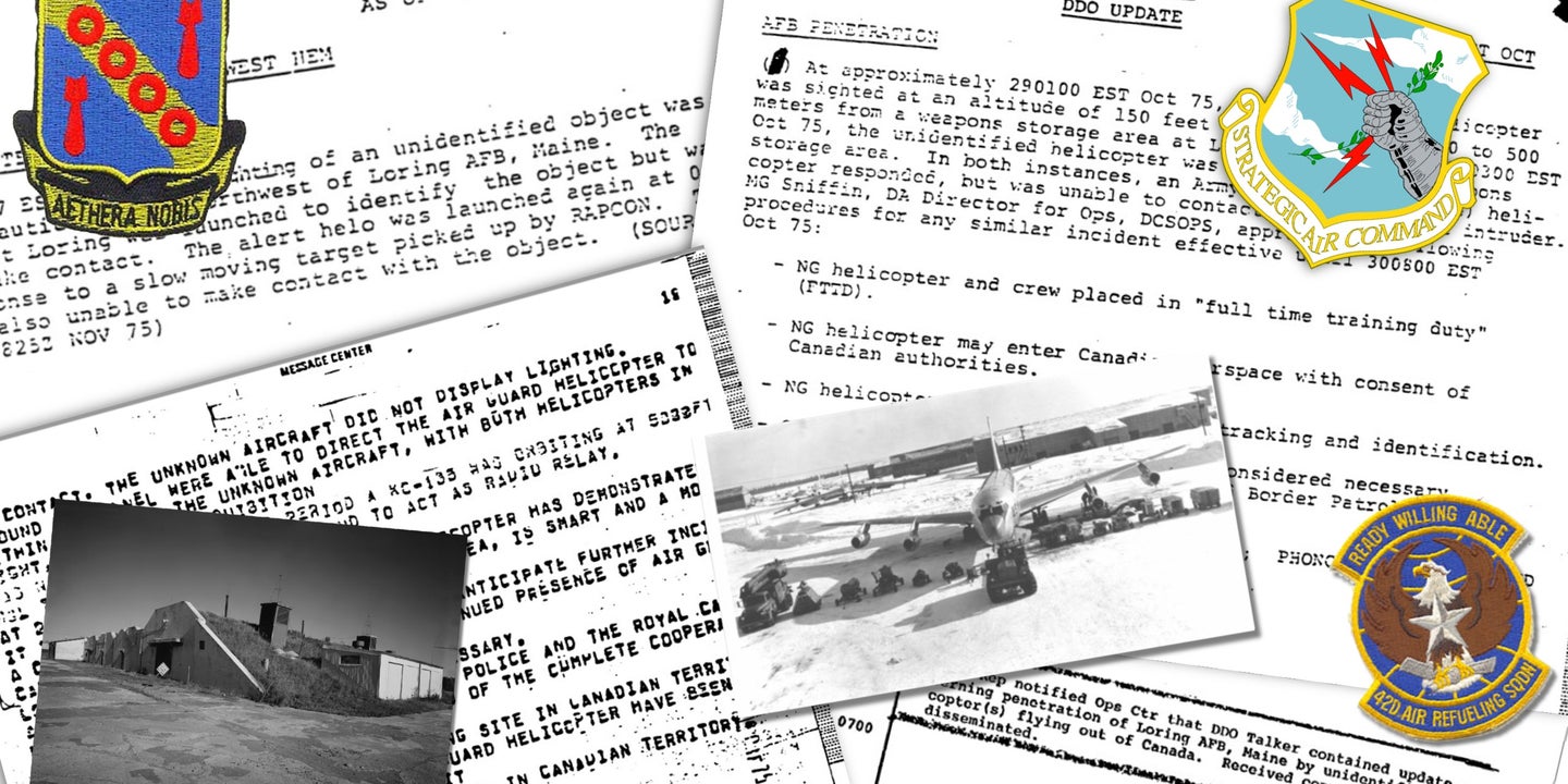 The Mysterious Cold War Case Of Unidentified Aircraft Descending On Loring Air Force Base