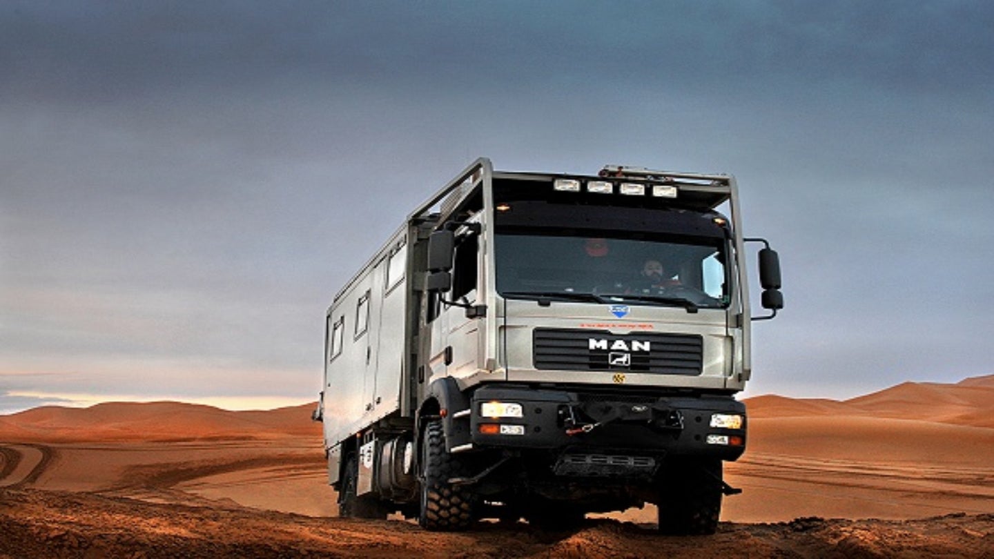 Need to Get Off the Grid? This Dakar-Inspired MAN RV Will Do the Trick