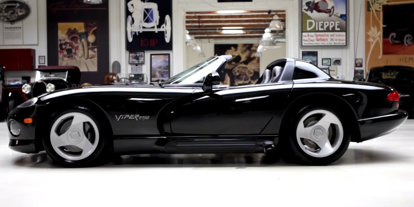 Jay Leno Shows Why the Original Dodge Viper Is Still a Riot to Drive Some 27 Years Later
