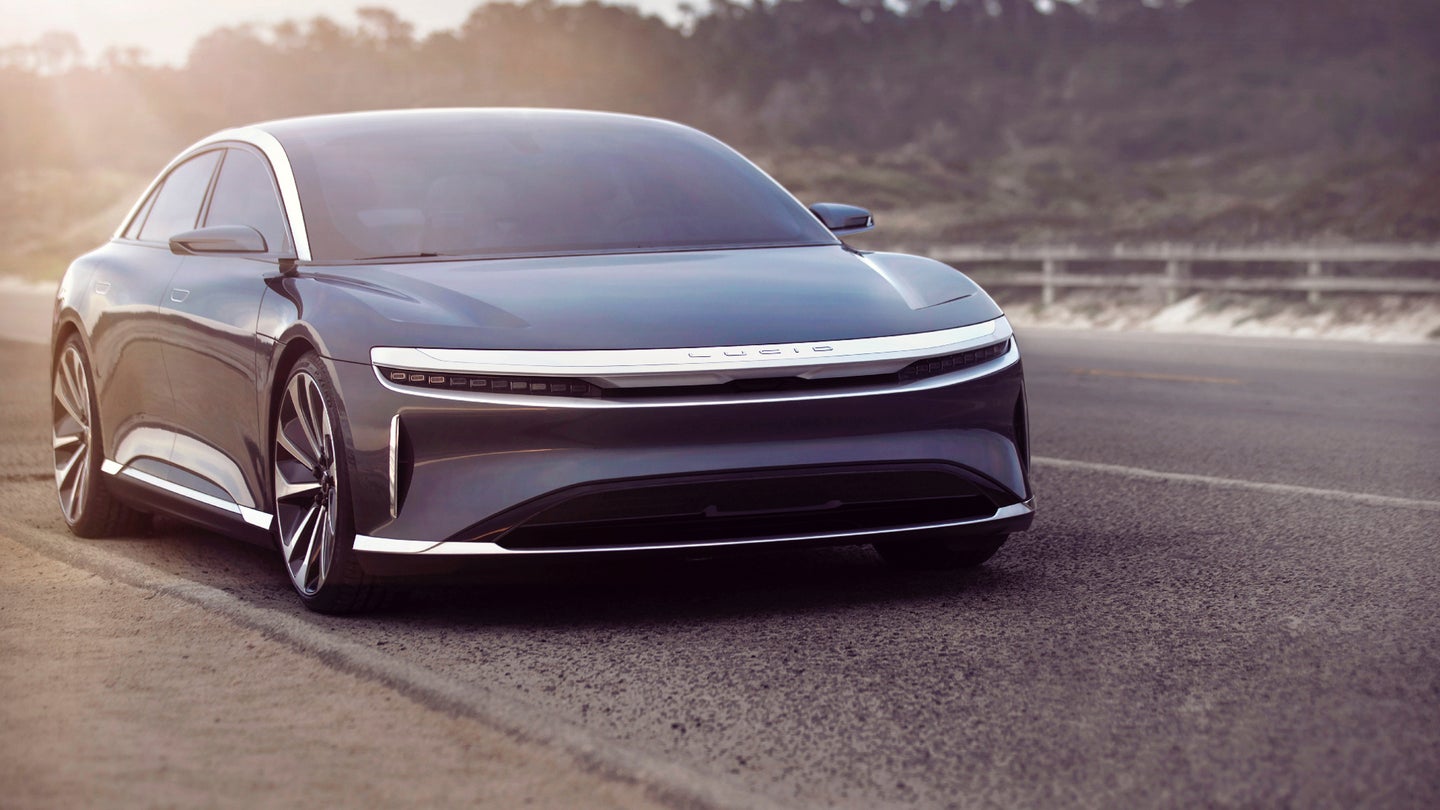 2021 Lucid Air’s Claimed 517 Miles of Range Comes From a Much Smaller Battery Than Expected