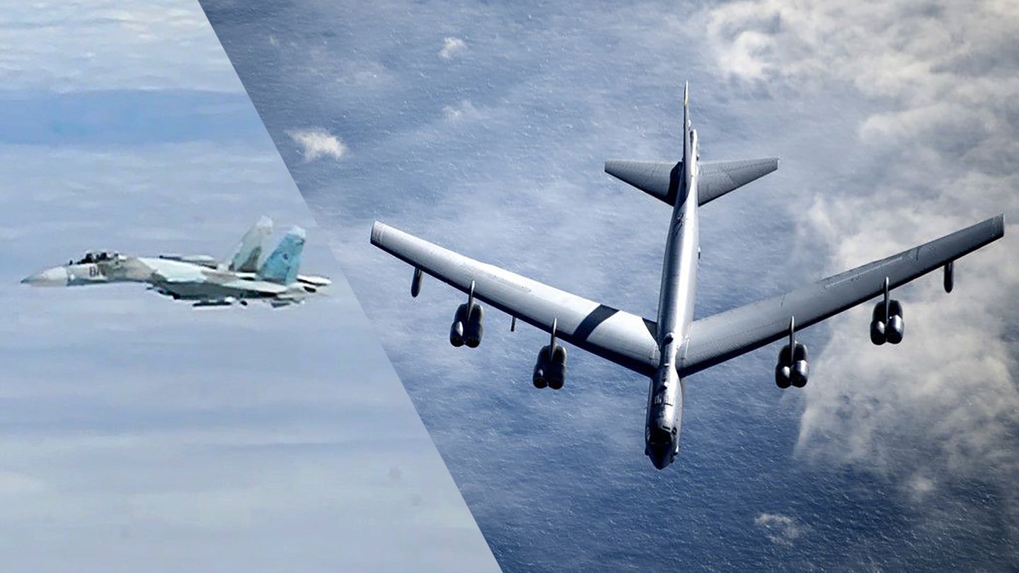 Russian Su-27 Flew Into Danish Territory After Intercepting B-52 Bomber Over The Baltic Sea