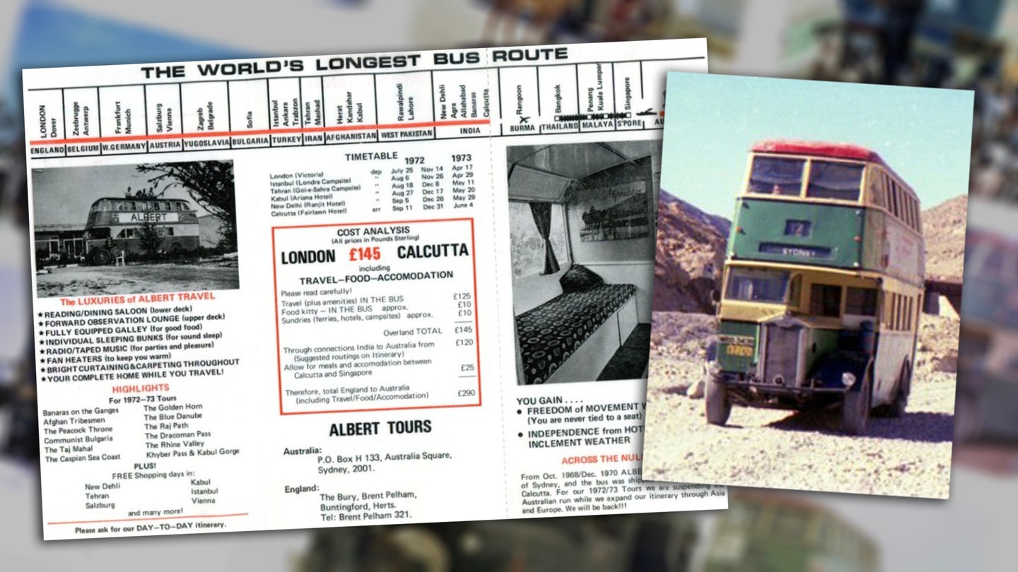 Did You Know There Was a 48-Day Double-Decker Bus Tour from England to India?