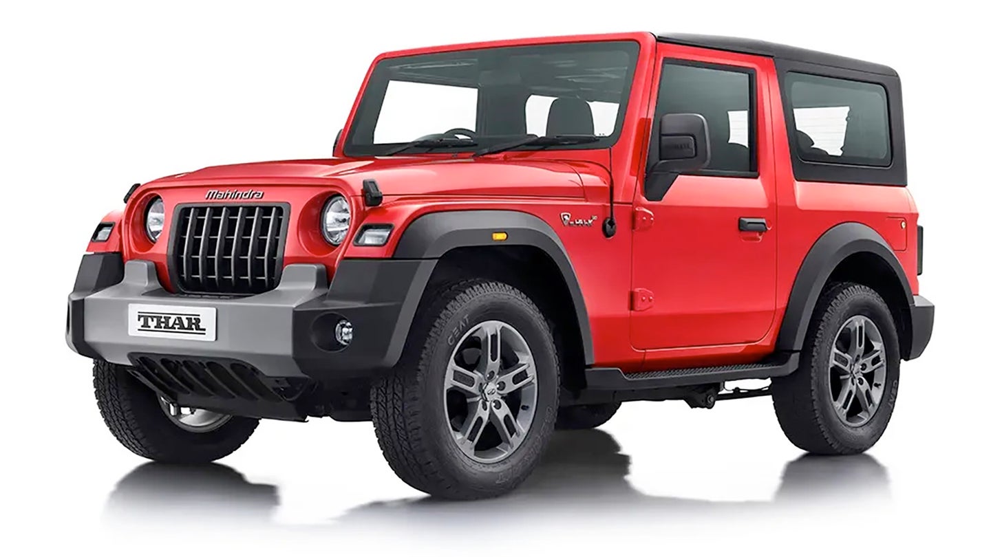 The Mahindra Thar Is India&#8217;s New Totally Not a Jeep Wrangler