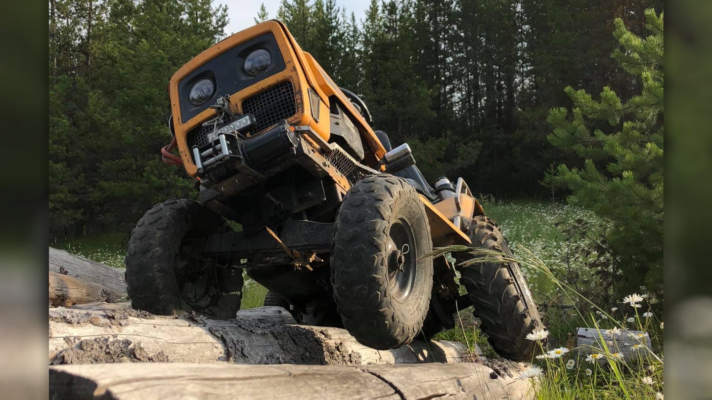 A Lifted Lawn Mower Makes a Surprisingly Great (and Cheap) Off-Road Toy