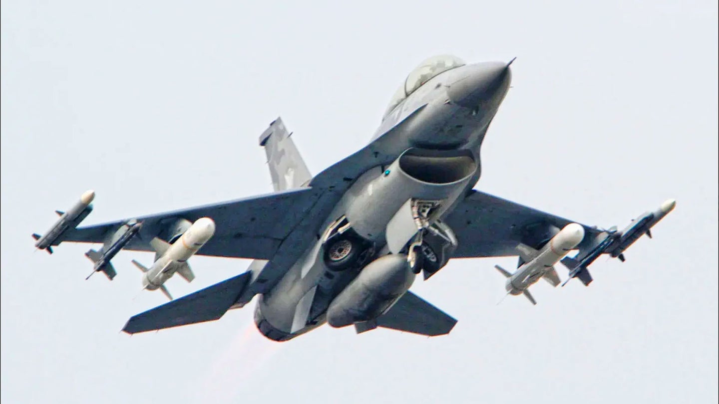Taiwanese F-16s Begin Flying Patrols With Live Harpoon Anti-Ship Missiles To Deter China