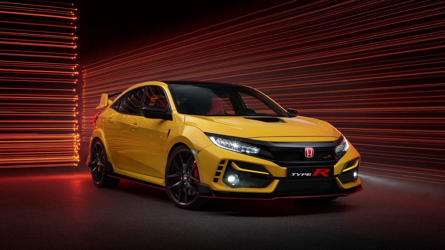 2021 Honda Civic Type R Limited Edition Is Lighter, Grippier, and Very Yellow