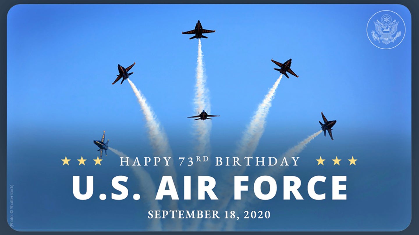 State Department Wishes Air Force Happy Birthday With Pic Of Navy’s Blue Angels