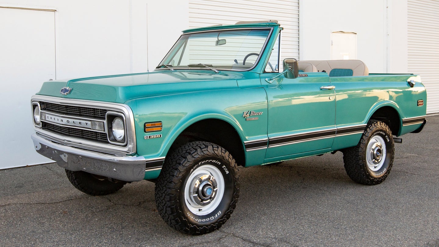 The Market Value of This $87,500 1970 Chevy K5 Blazer Went Up 157 Percent Since Last Year