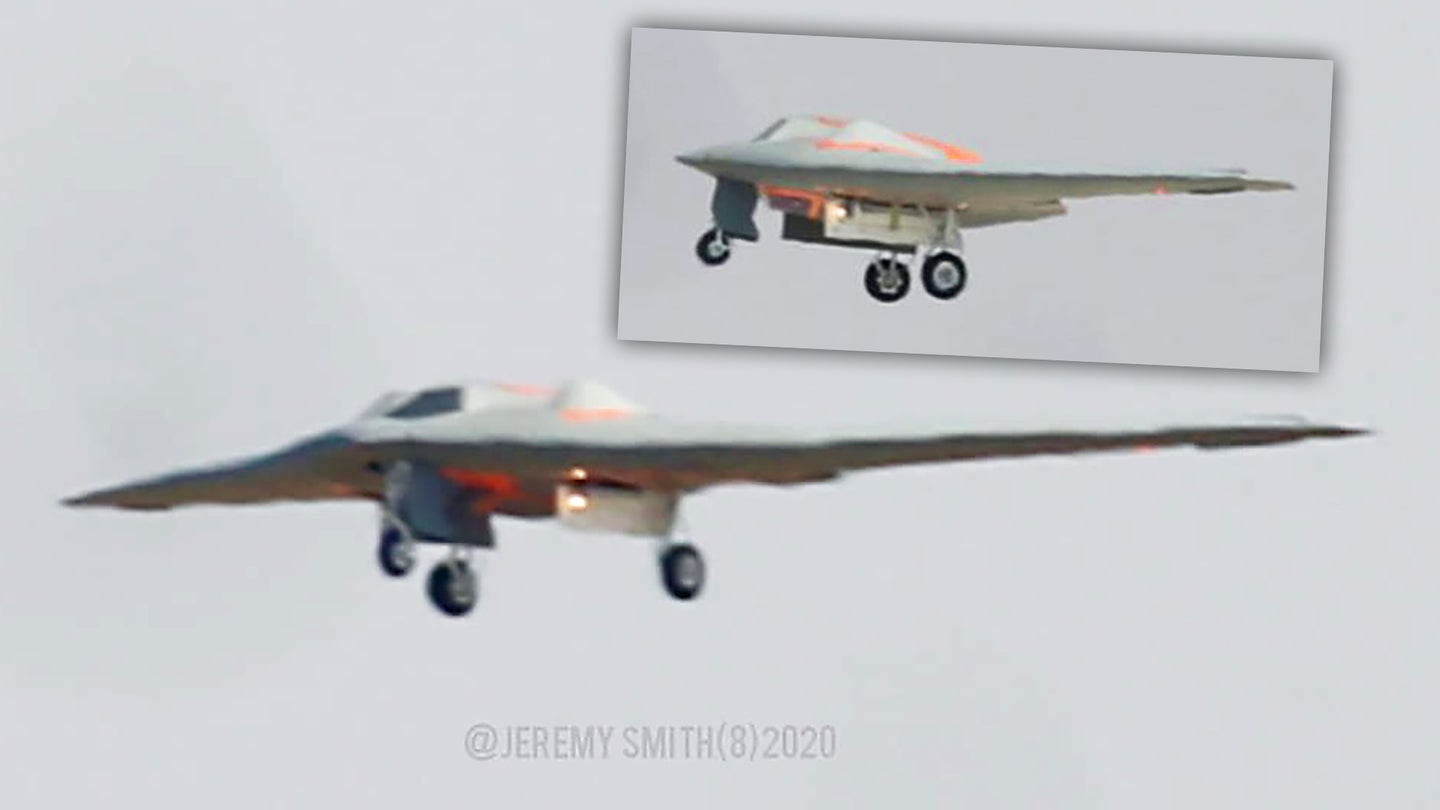 Notoriously Shy RQ-170 Spy Drone Lands At Its Skunk Works Birthplace