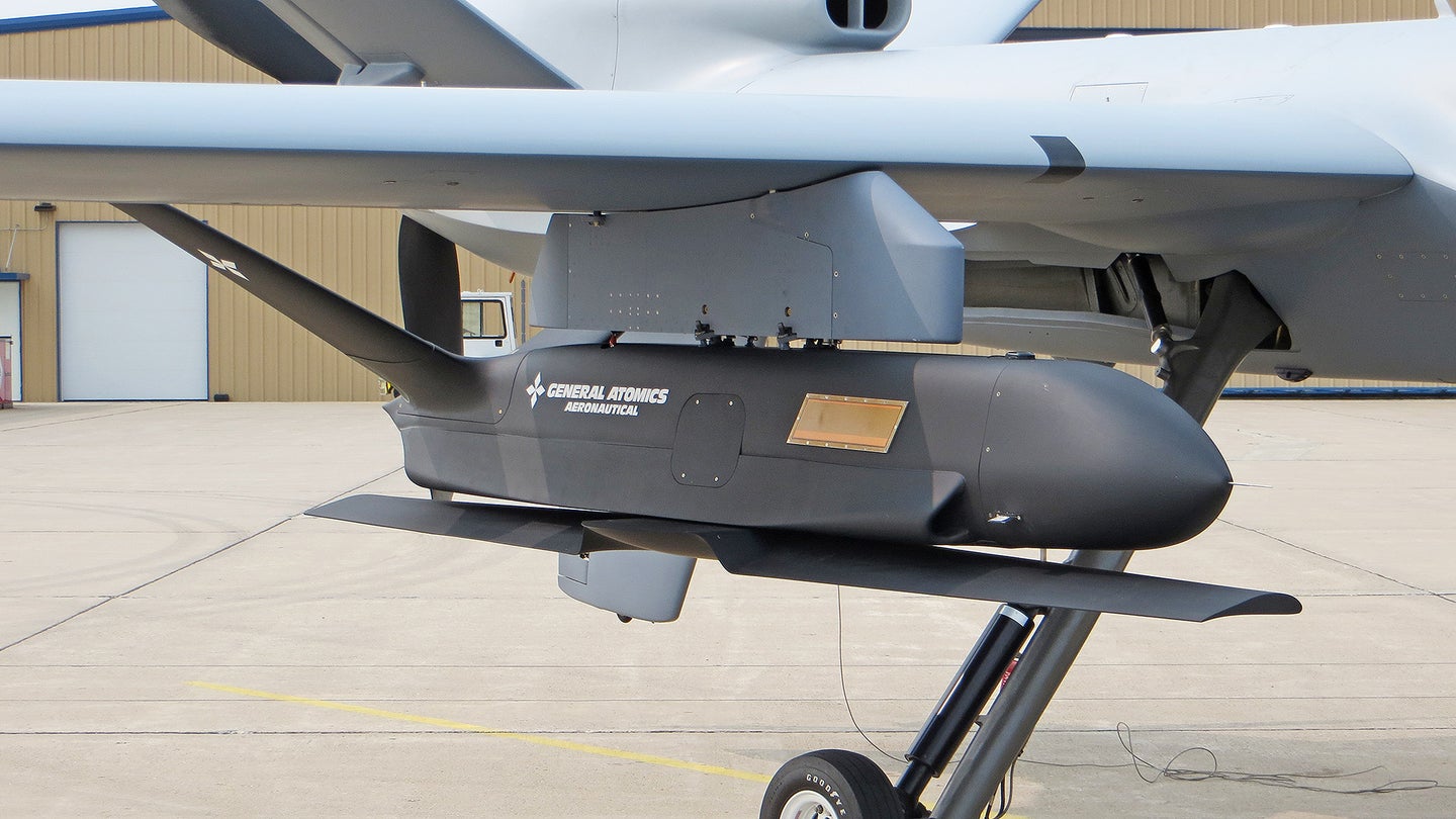 General Atomics’ Sparrowhawk Drone-Launched Drone Breaks Cover