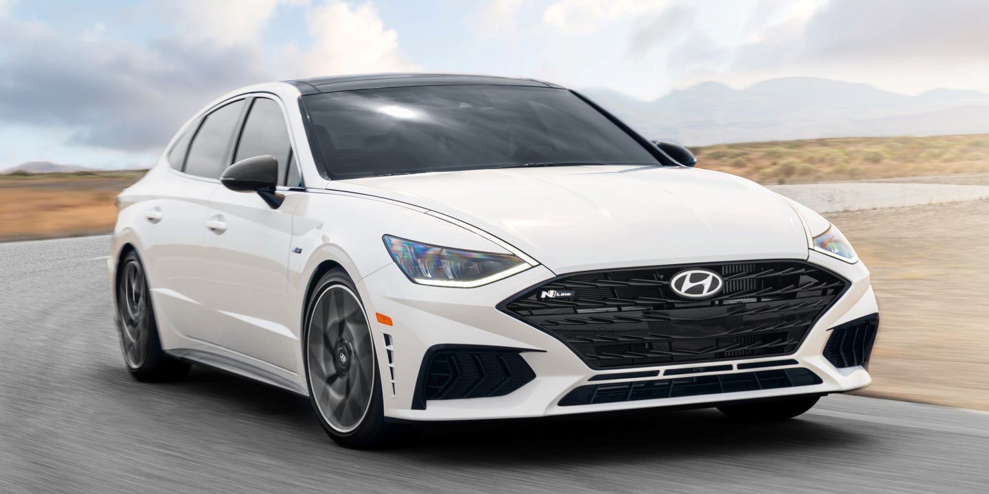 The 2021 Hyundai Sonata N Line Shows Off Its Faster Look