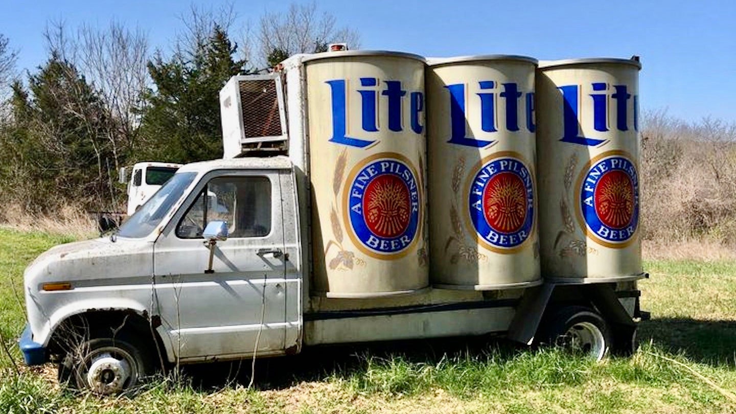 This Vintage Miller Lite Beer Delivery Truck Can Be Your New Passion for $2,500