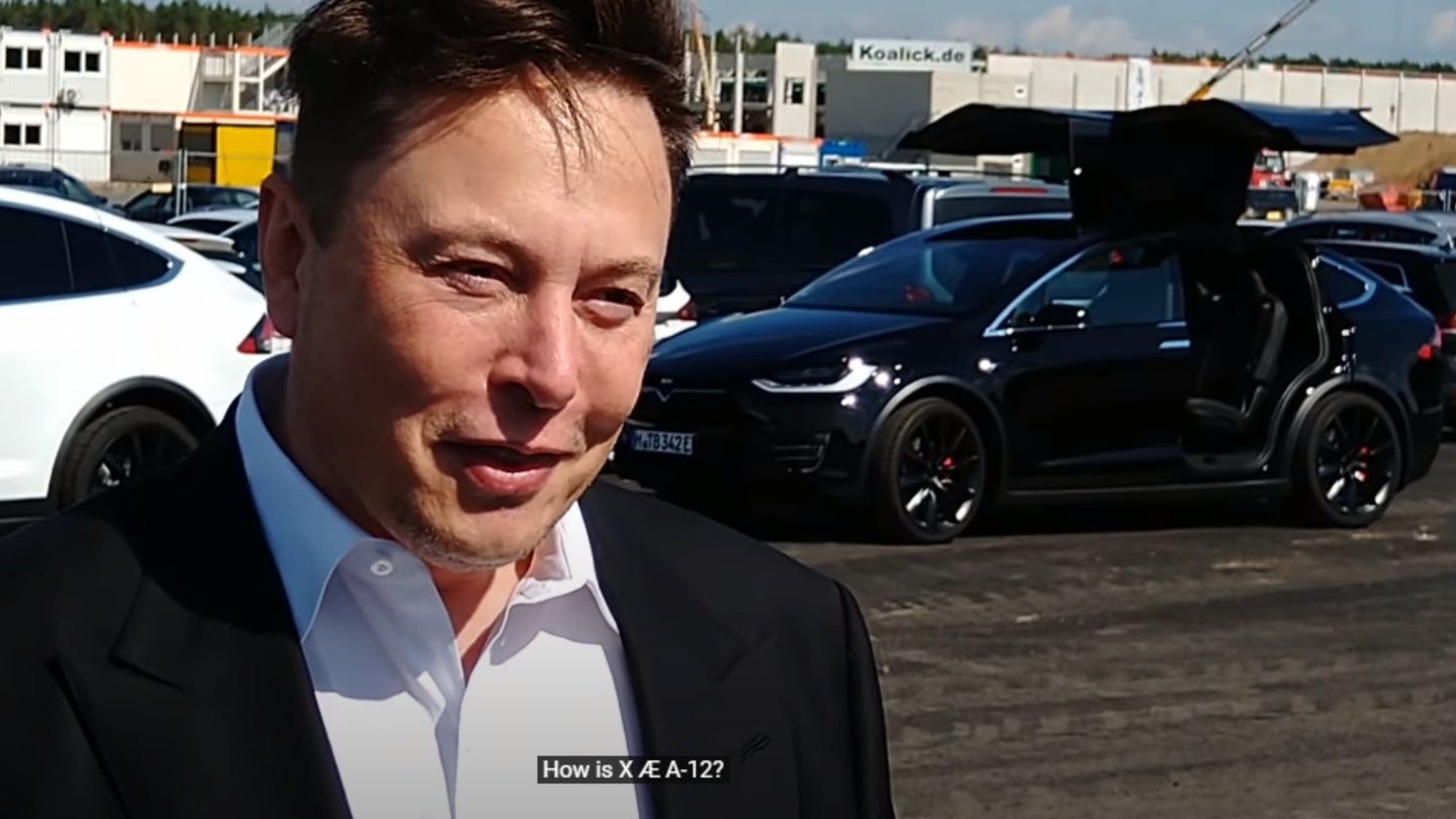 Elon Musk Claims His Son’s Name ‘Sounds Like a Password’ During Cheeky Interview