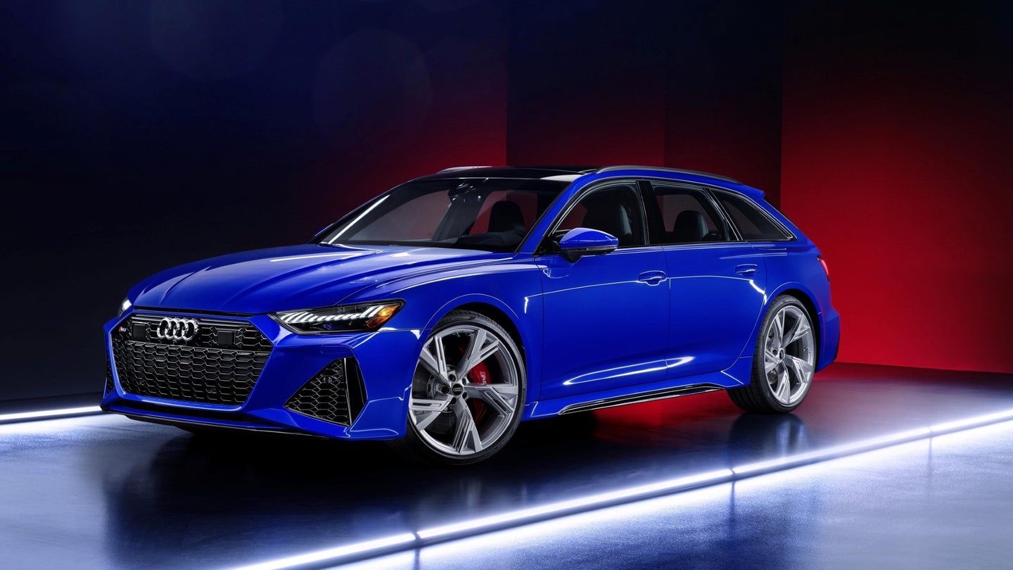 America Finally Gets Another Nogaro Blue Audi Wagon with the 2021 RS6 Avant