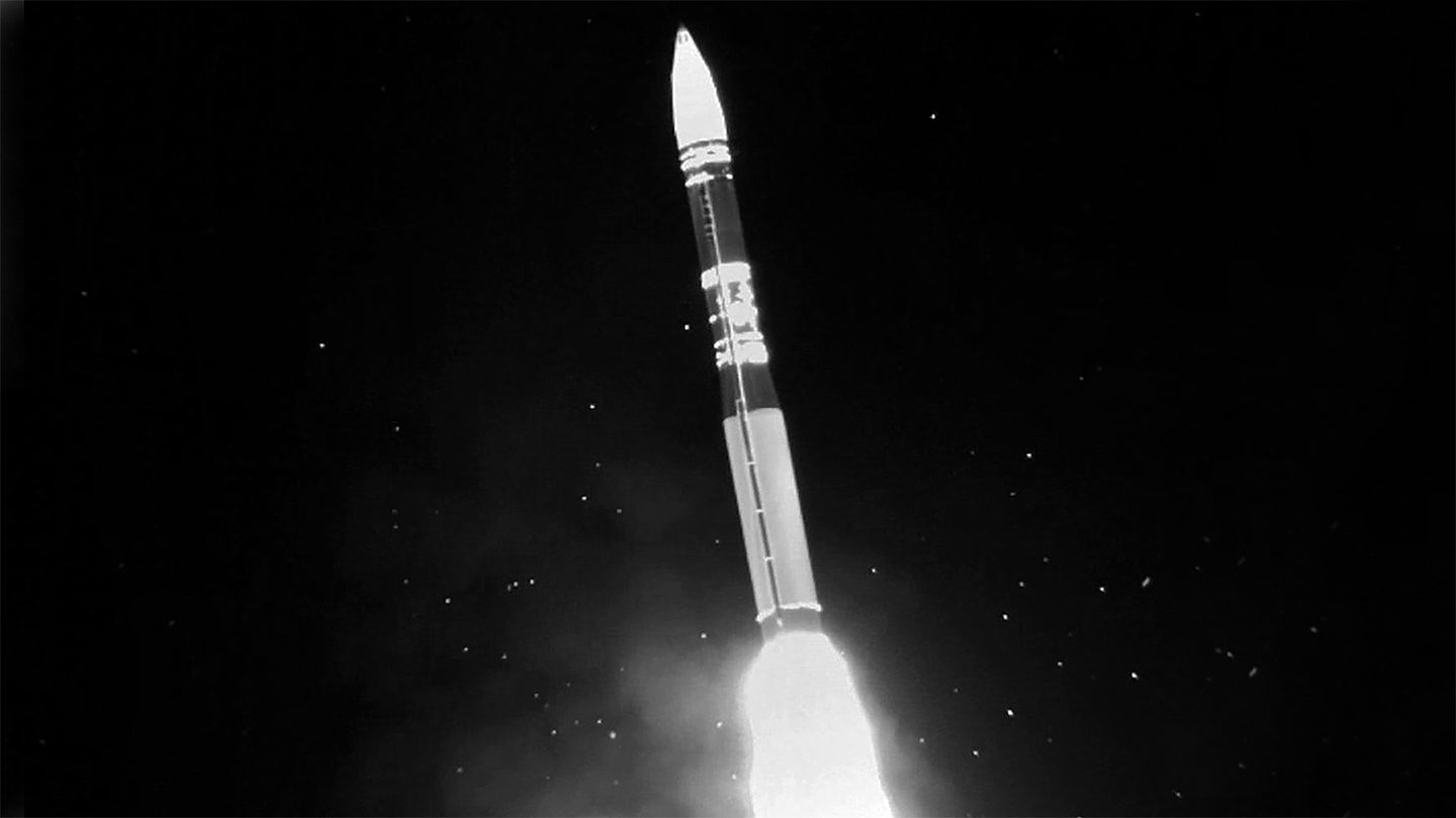 Check Out These Rare Infrared Images Of A Minuteman III ICBM Blasting Off