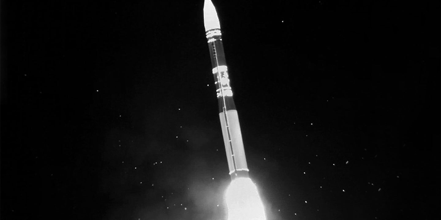 Check Out These Rare Infrared Images Of A Minuteman III ICBM Blasting Off