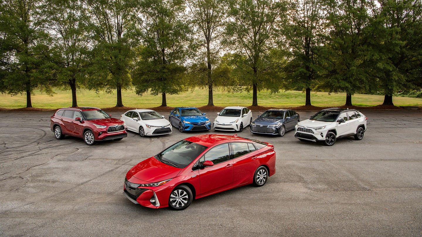 Toyota offers a wide range of hybrids.
