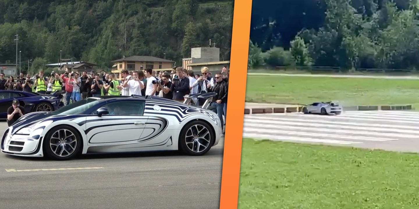 Even a One-Off Bugatti Veyron Can Suffer From Brake Fade—and Crash