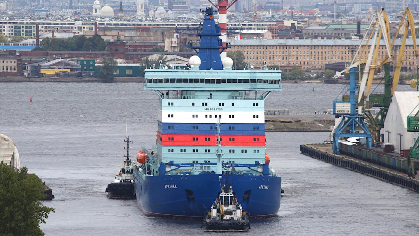 Russia’s New Icebreaker, The World’s Largest, Is Heading To The Arctic For The First Time