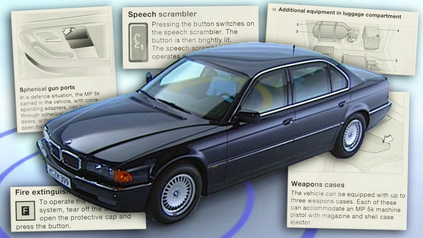 BMW Sold a Real Version of James Bond’s E38 7 Series, and We’ve Got the Owner’s Manual