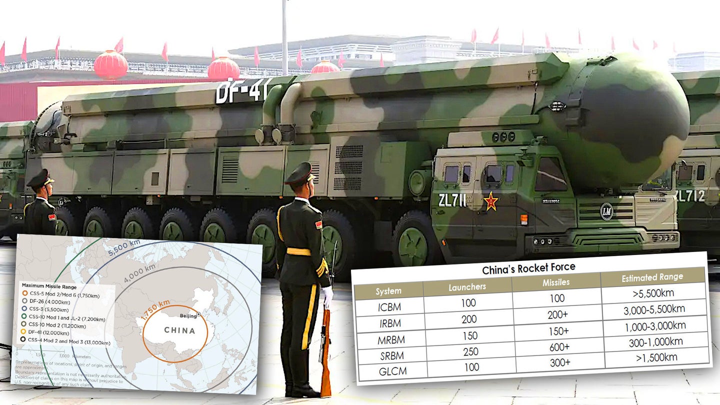 How China&#8217;s Ballistic Missile And Nuclear Arsenal Is Ballooning According To The Pentagon
