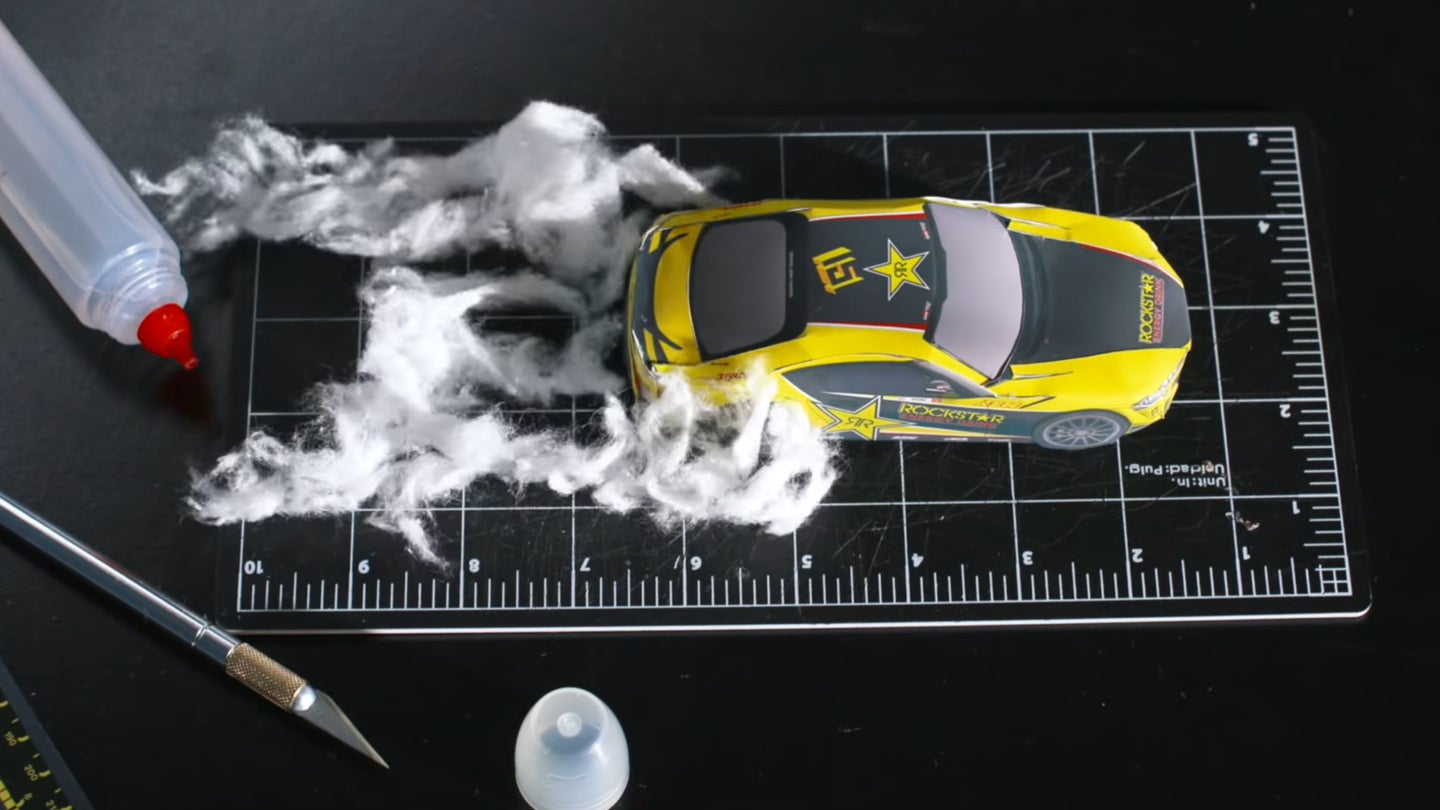 Toyota Previews the Return of Formula Drift With Cool Stop-Motion Papercraft Cars You Can Build