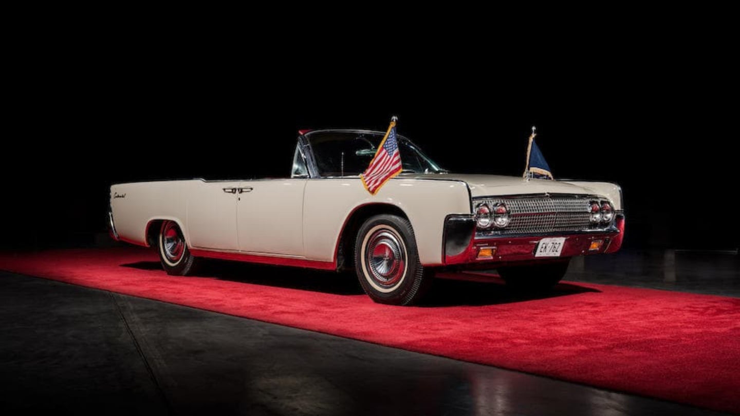Two Lincoln Continentals That Transported JFK Are Heading to Auction Next Month