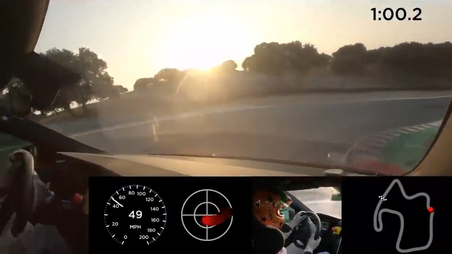 Watch the Ultra Fast, Ultra Quiet Onboard Proof of That Tesla Model S Plaid Laguna Seca Record