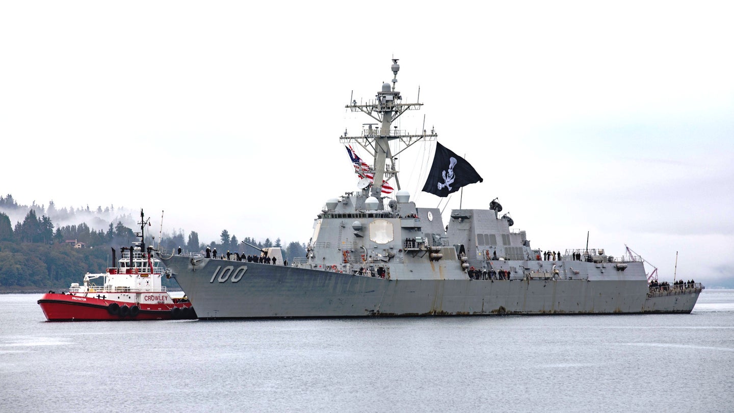 Here’s Why The Destroyer USS Kidd Was Flying A Huge Pirate Flag As It Pulled Into Port