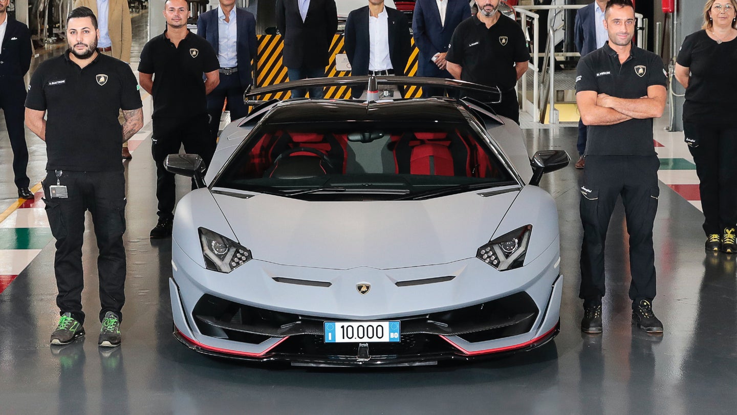 Lamborghini Just Made Its 10,000th Aventador