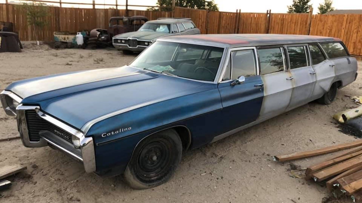 Live Extra Large in This Nine-Door, 12-Seater 1968 Pontiac Catalina Limo