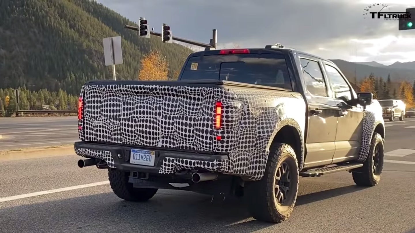 The Sound of This 2021 Ford F-150 Raptor Prototype Has Us Very Confused