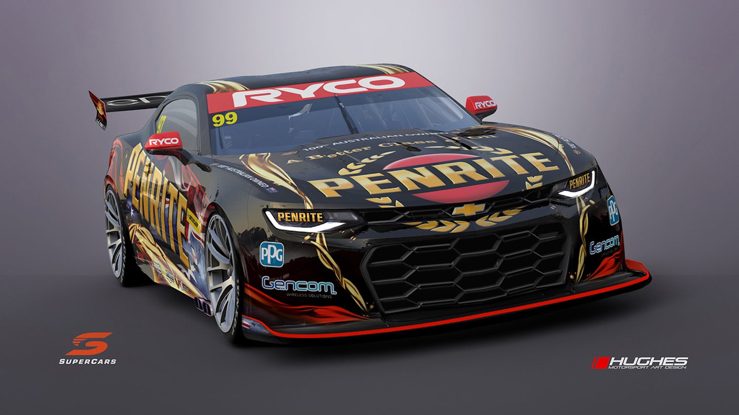 This Intimidating Chevy Camaro Will Face the Ford Mustang in Australia’s Supercar Championship