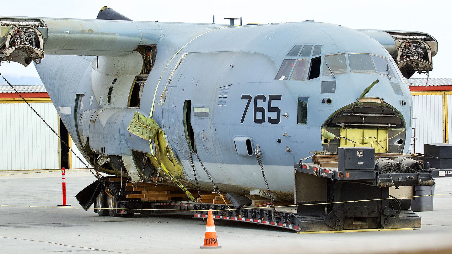 Check Out The Hulk Of That C-130J That Collided With An F-35B Over Southern California