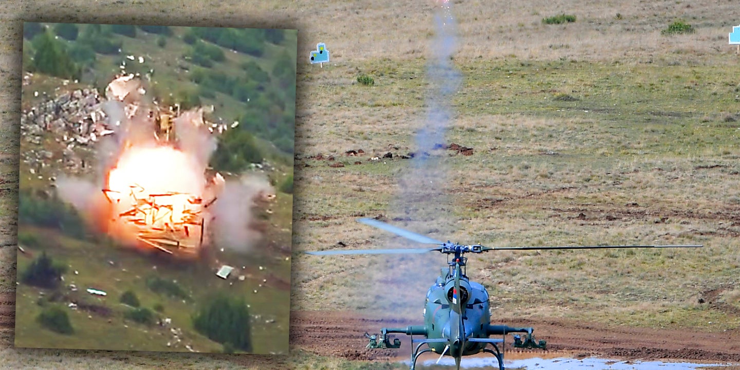 Serbian Helicopters Blow Up Targets In Some Of The Best Anti-Tank Missile Footage We&#8217;ve Seen