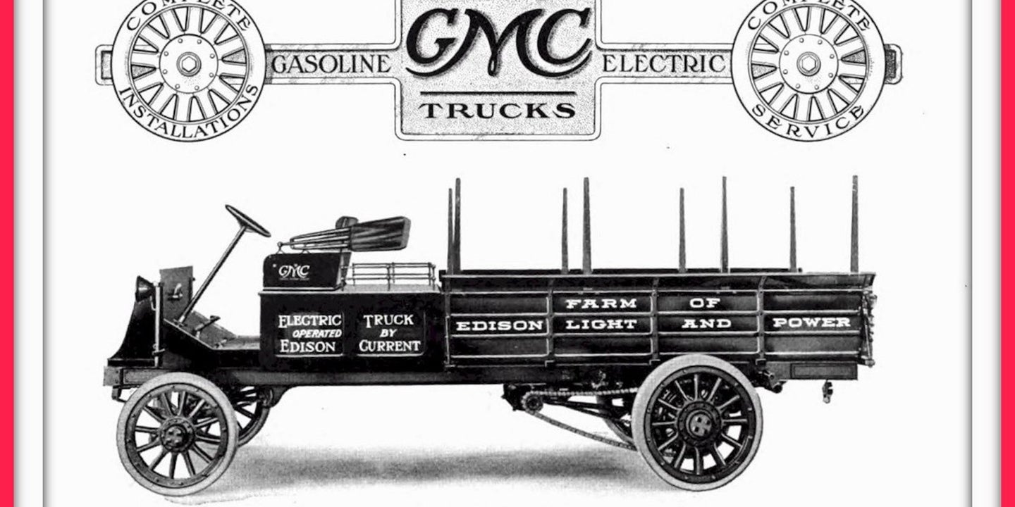 Forget the Hummer EV: GMC Made an Electric Truck in 1913 Called the Model 3