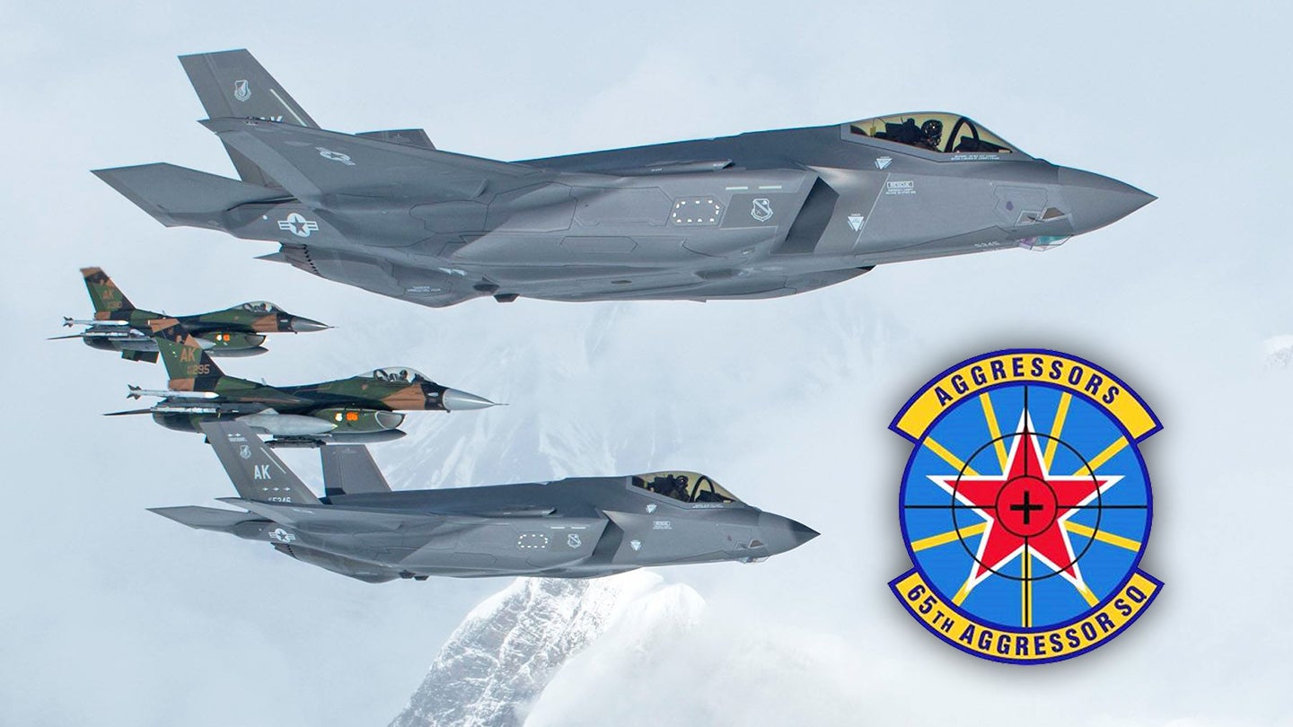 New Aggressor Squadron At Nellis Air Force Base Will Have Both F-16s And F-35s