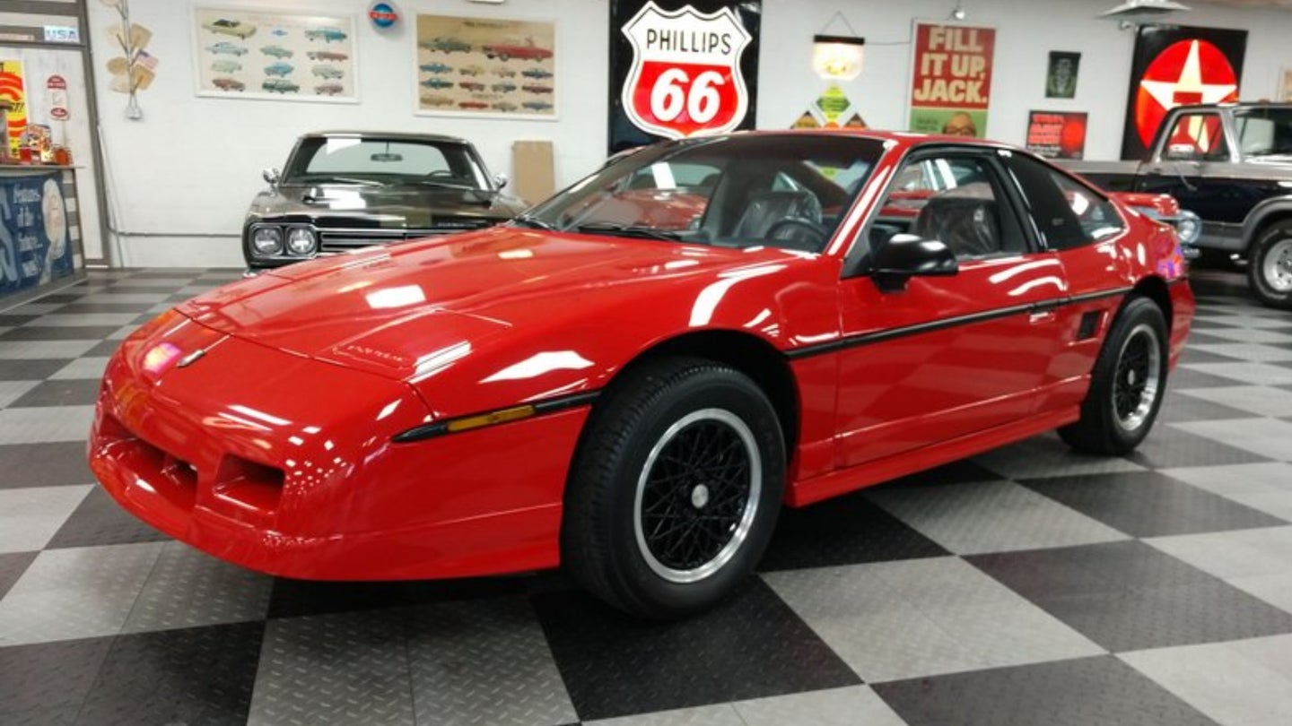The Last Pontiac Fiero Ever Built Is Going Up for Sale for the First Time