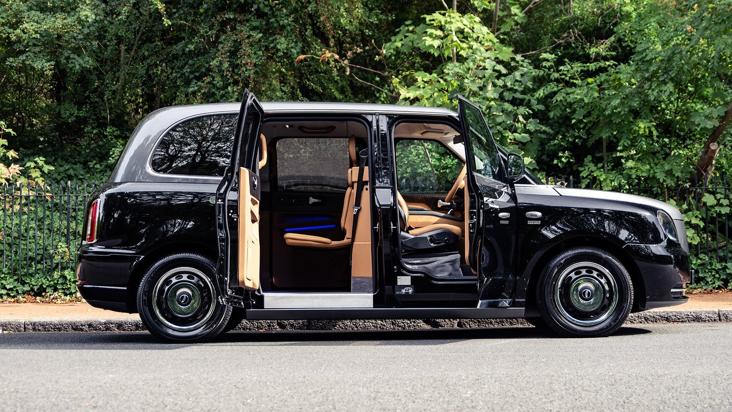 The Most Luxurious London Taxi With Loads of Tech and Ferrari Paint Starts at $155,000