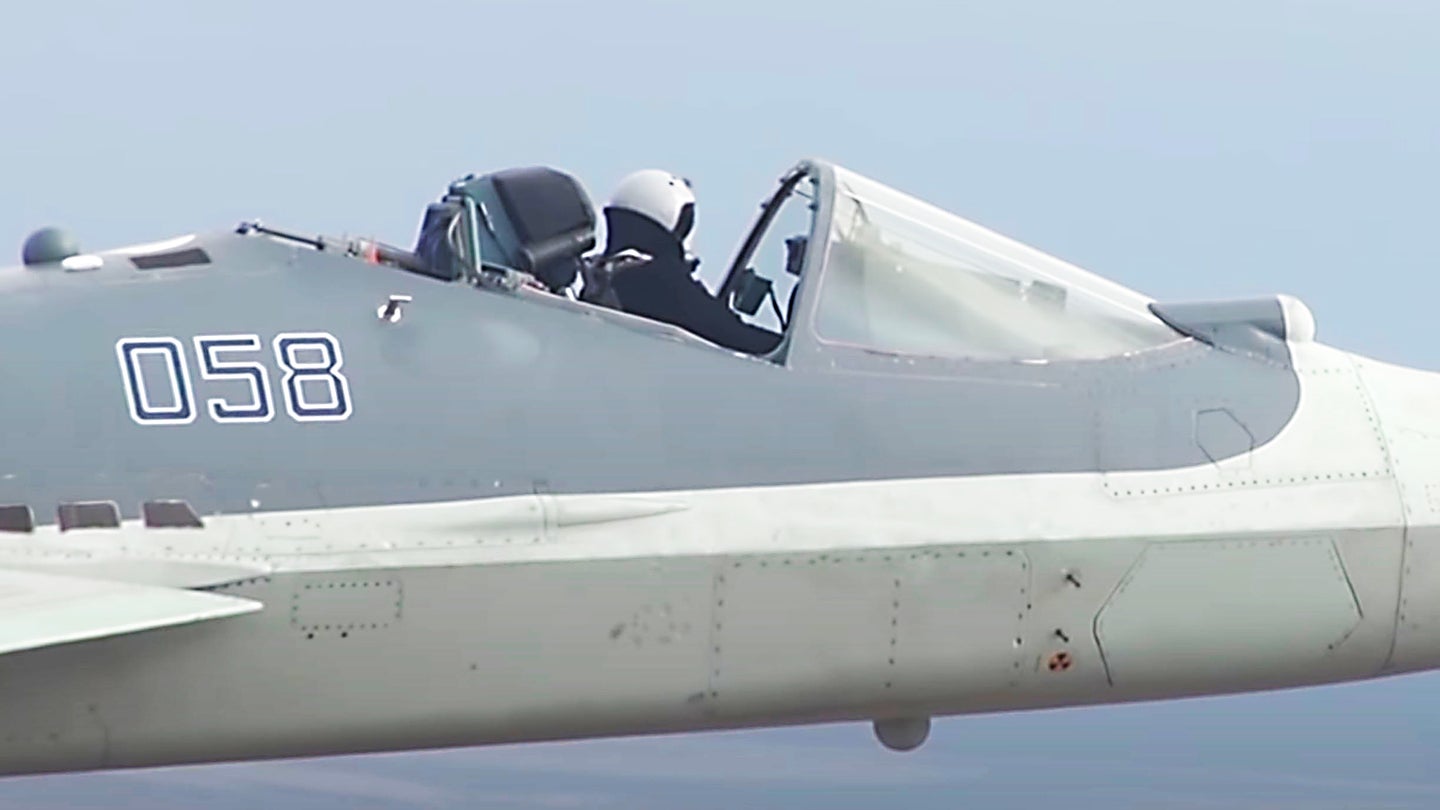 Russian Flight Test Center Flew A “Cabriolet” Su-57 Fighter Jet