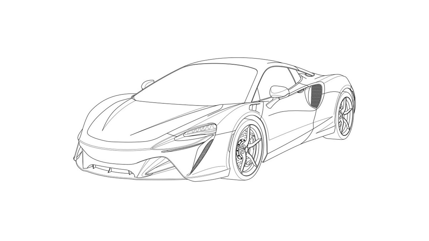McLaren’s First V6 Hybrid Supercar Leaks Via Patent Images