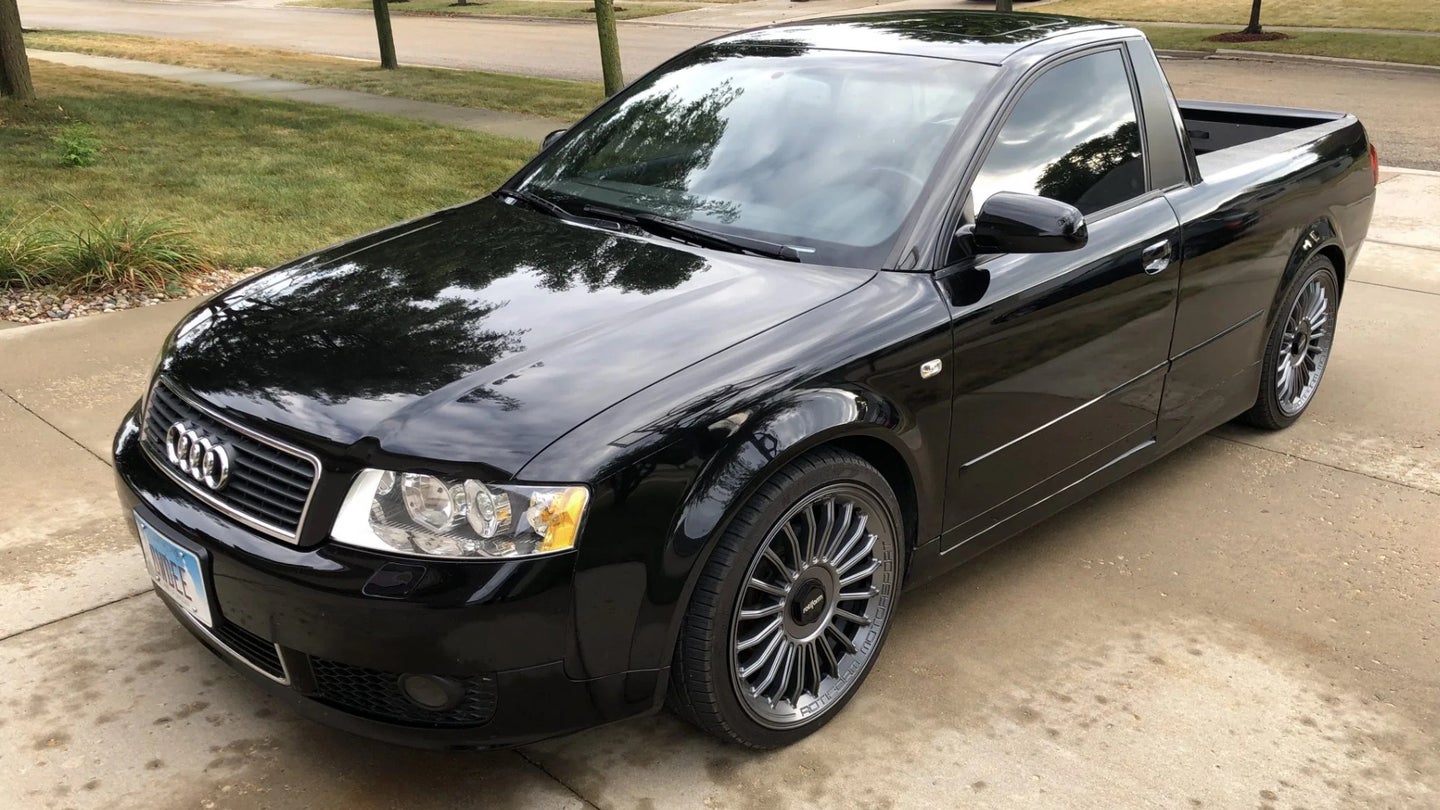 Want a Small AWD Pickup With a Stick Shift? This Audi A4 Conversion Is Certainly That