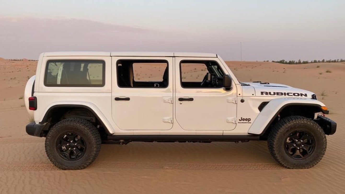 Does A Jeep Wrangler Need Three Rows Of Seats? This Sheikh Said Yes [Corrected]