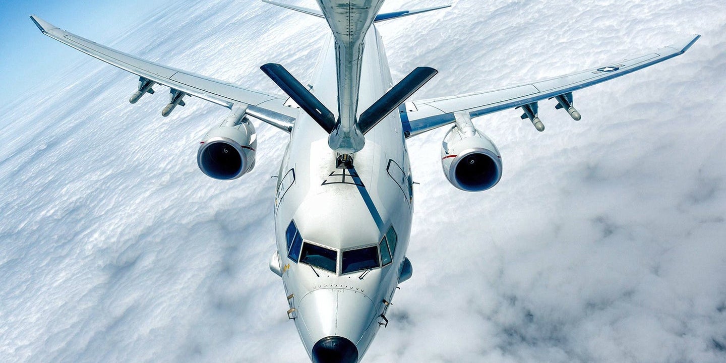 Navy P-8 Poseidon Flies Mission Armed With Harpoon Missiles In Asia-Pacific Show Of Force