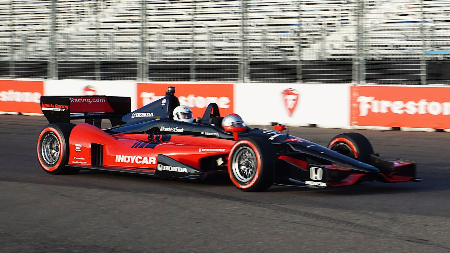 Honda Pulls Mario Andretti From Driving the Two-Seater IndyCar, and We Had the Last Ride [UPDATE]