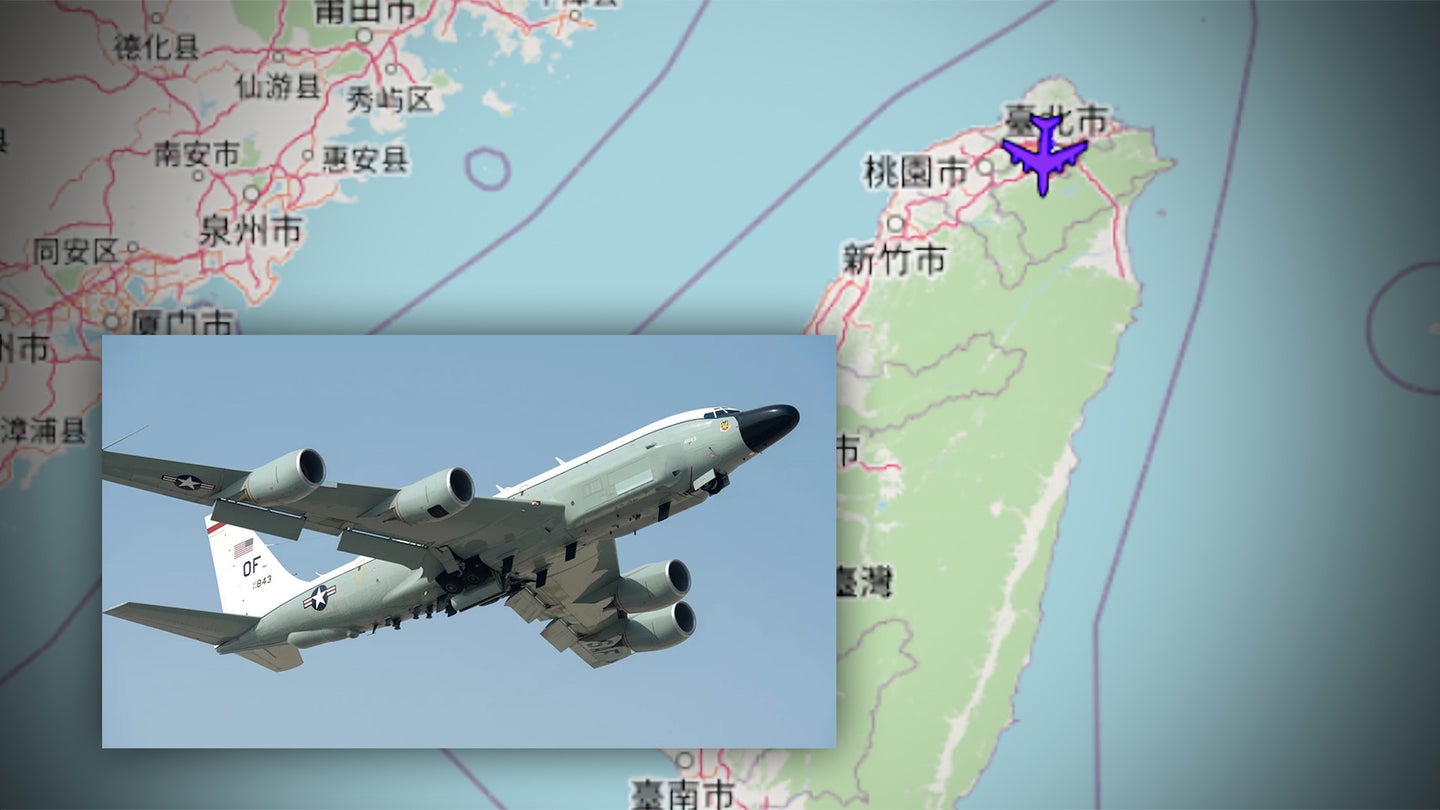 Air Force Confirms, Then Retracts Statement That One Of Its RC-135W Spy Planes Flew Over Taiwan