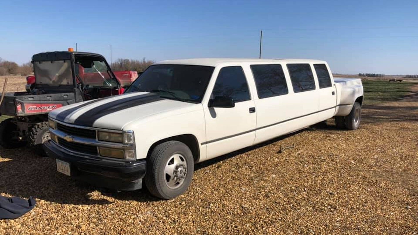 You Could Haul So Much Keystone Light in This Chevy Truck Limo
