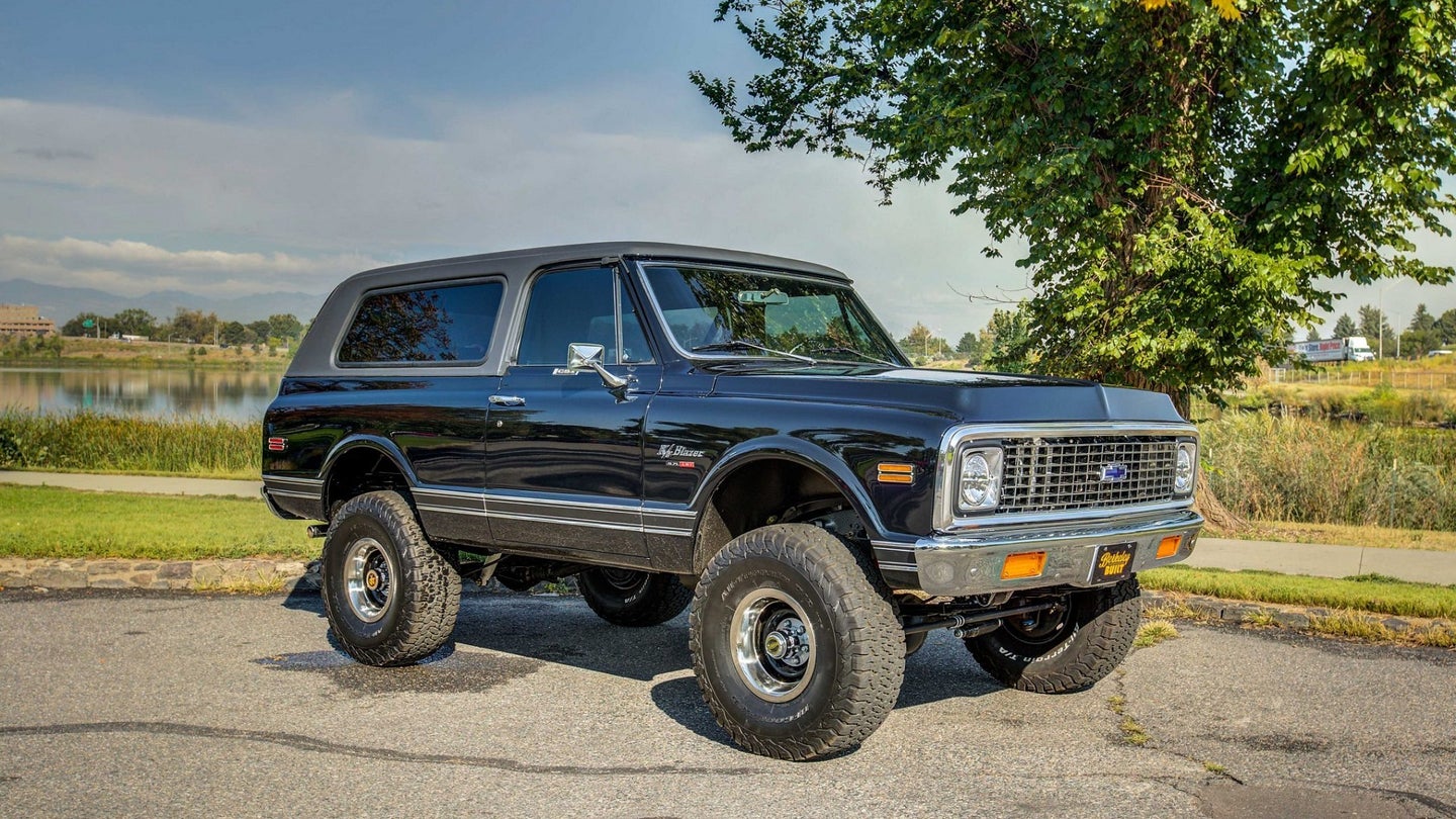 1972 Chevy K5 Blazer With a Corvette V8 and Harley-Davidson Paint Is an All-American Restomod