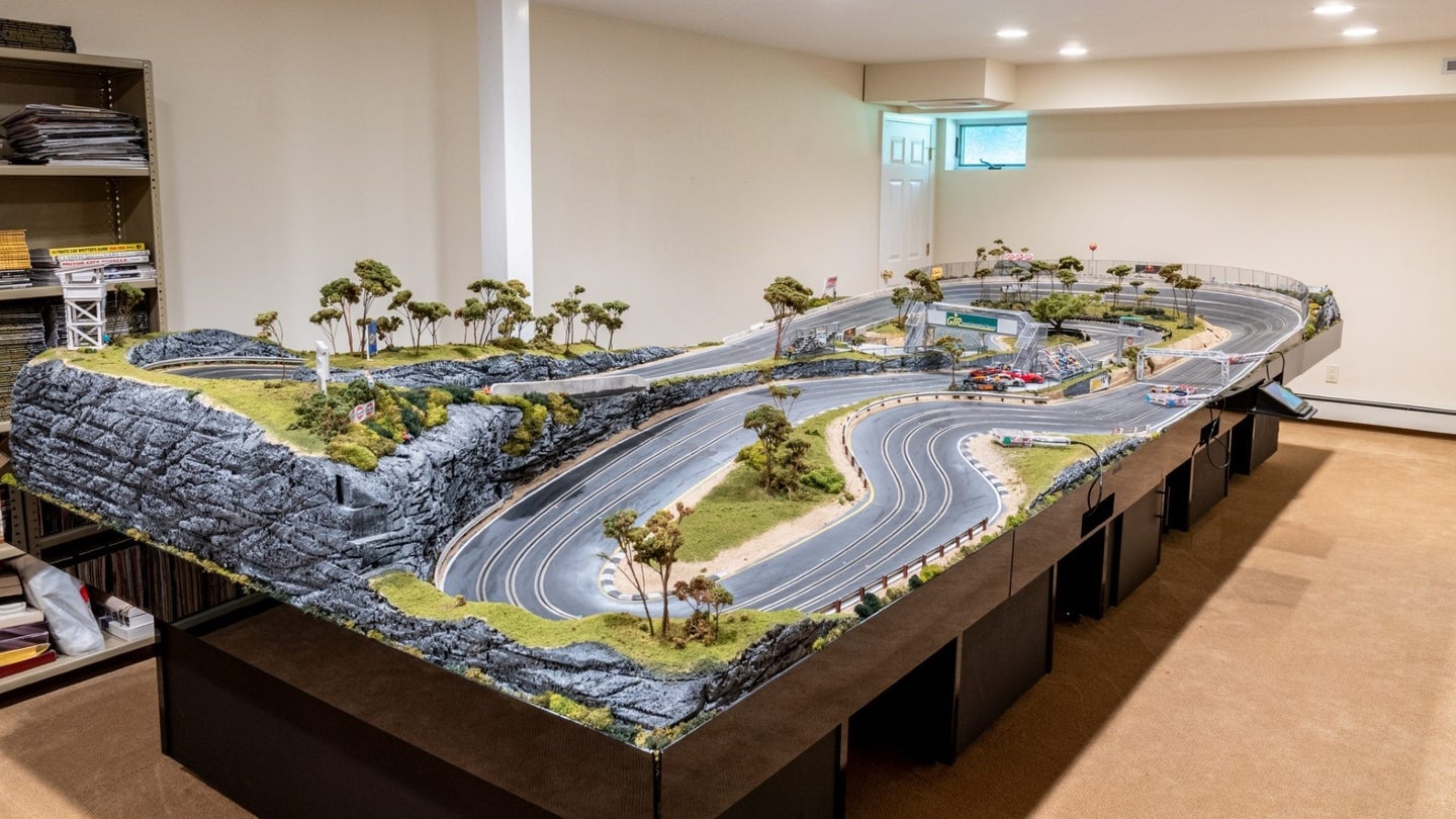 This Giant, No-Reserve Slot Car Paradise Is the Easiest Way to Own a Private Race Track